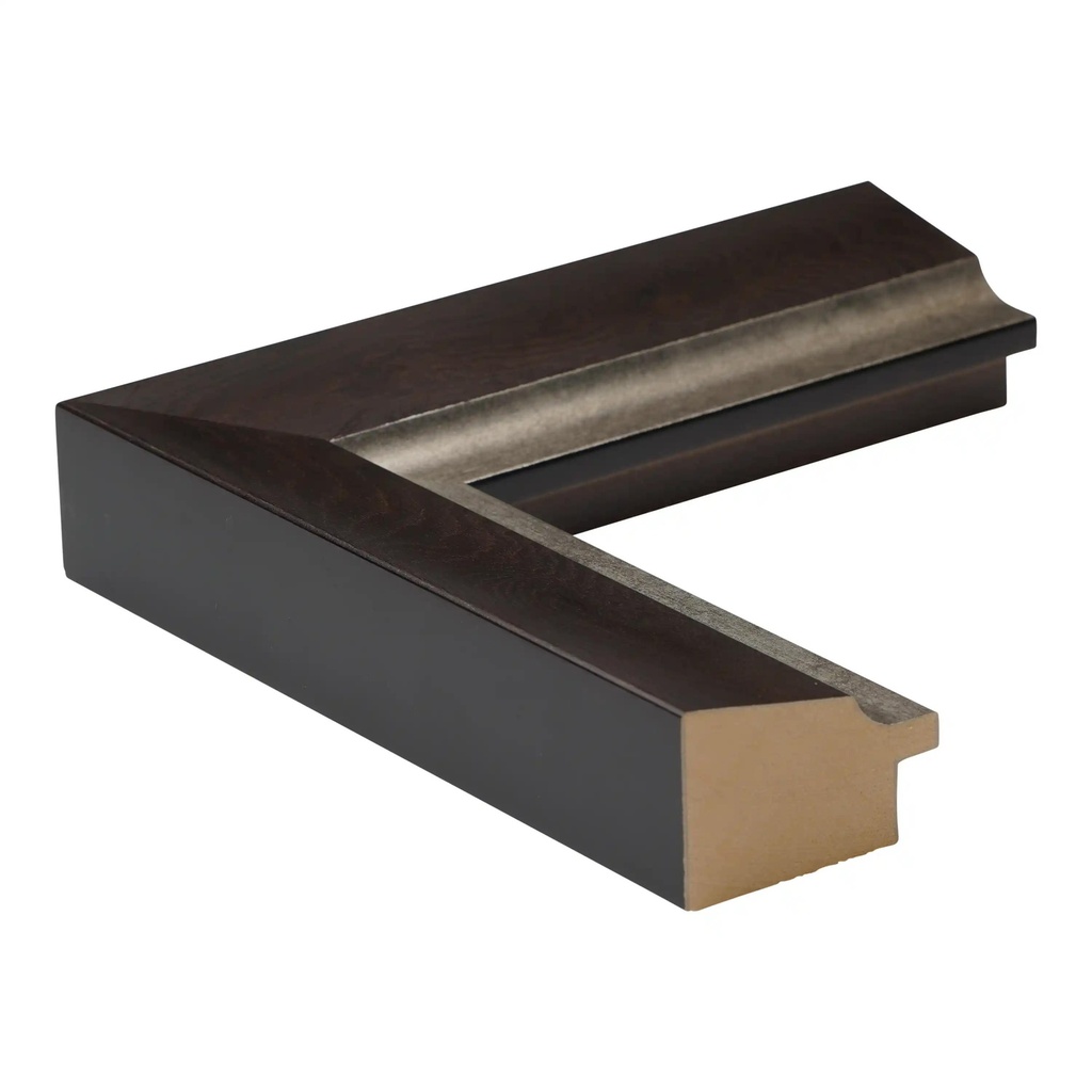 9057 - 1-5/8"  DK WAL. W/SILVER