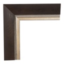 9057 - 1-5/8"  DK WAL. W/SILVER