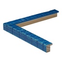 9060 - 3/4" RUSTIC BLUE GLAZE