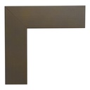 M141-13 1-5/8" SATIN DARK SILVER