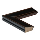 M2000-29  1-3/4" BLACK BEVELED