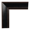 M2000-29  1-3/4" BLACK BEVELED