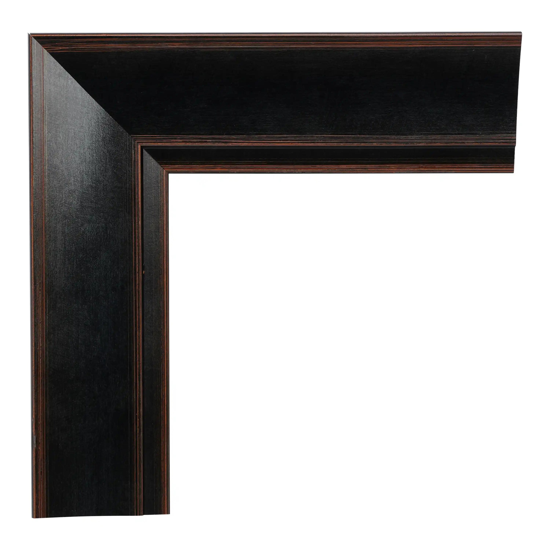 ~DISCONTINUED~ - M2000-29 - 1-3/4" BLACK BEVELED - KC Only