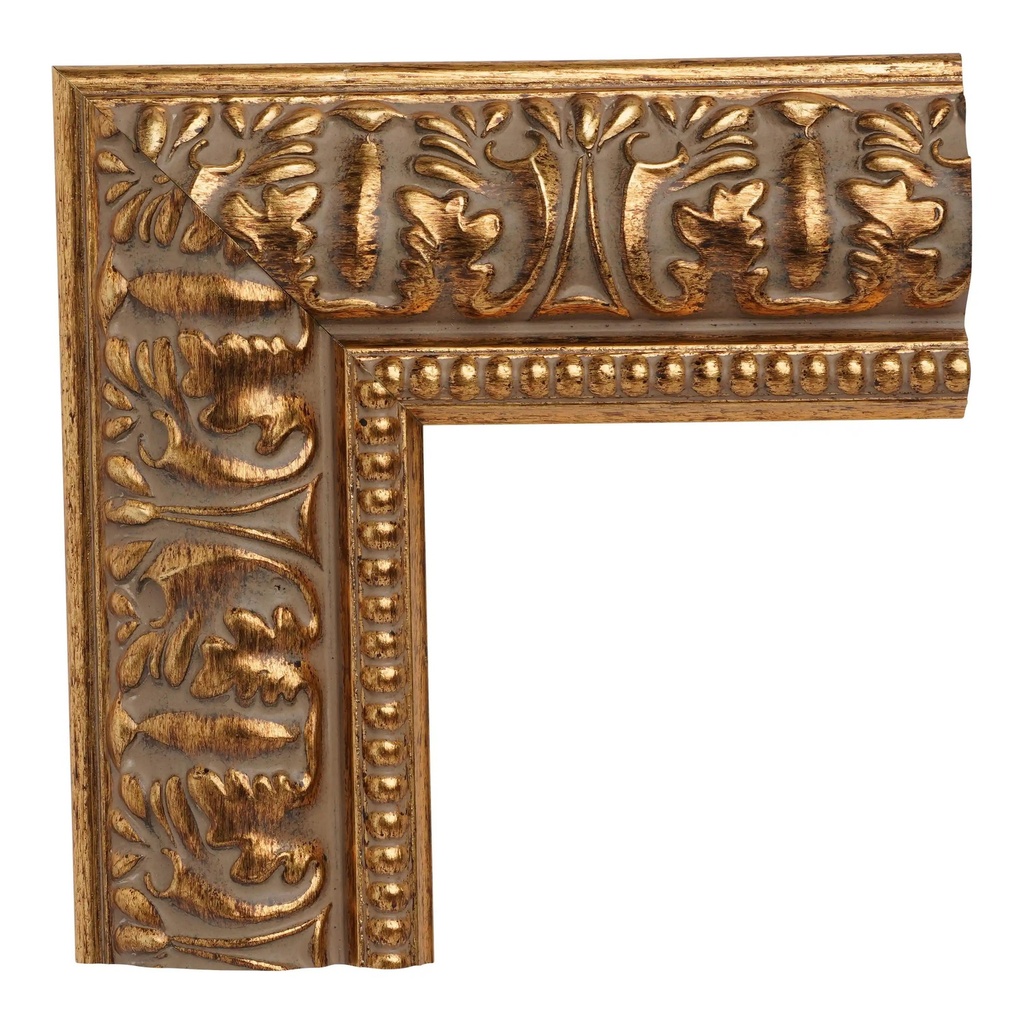 M203-20  2-3/8" ORNATE GOLD