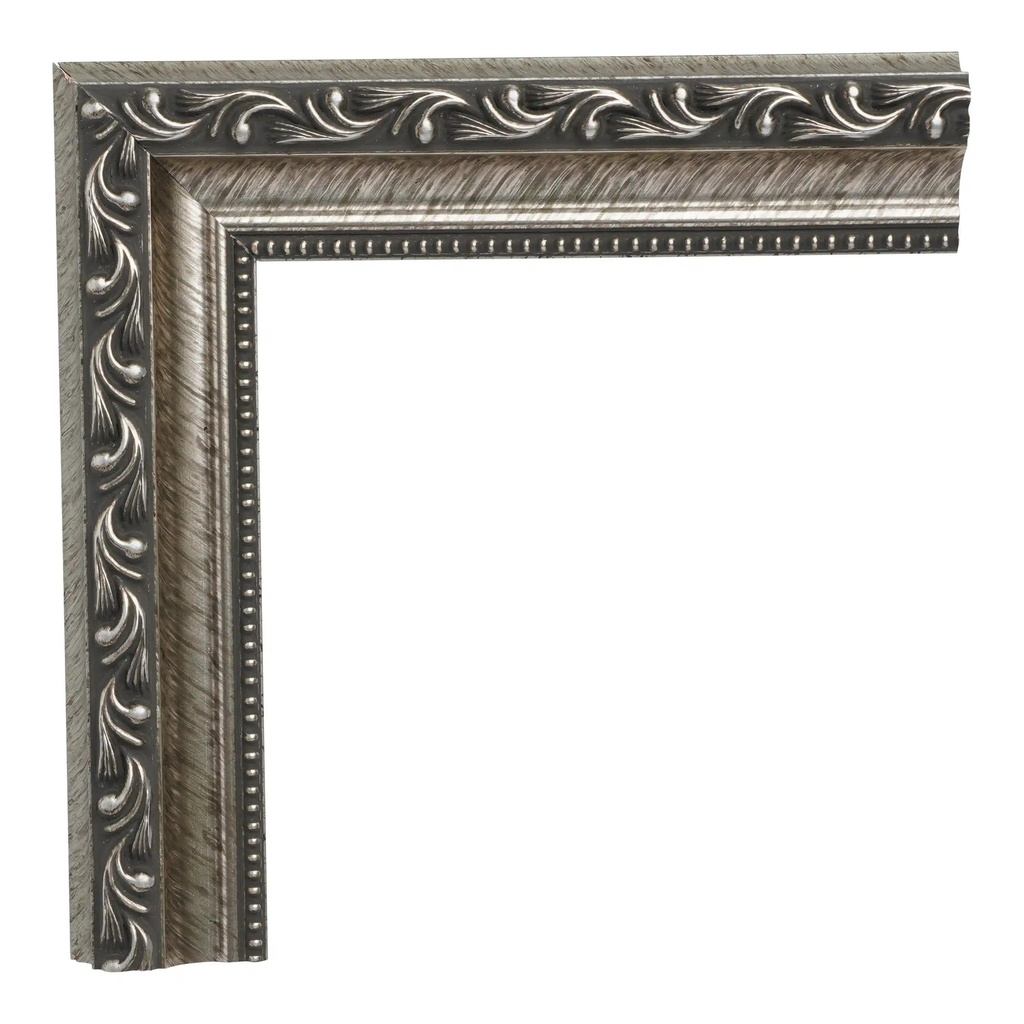 M24-253 1-1/4" SILVER ORNATE