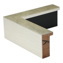 M241-33 1-1/4" SILVER SHADOW BOX