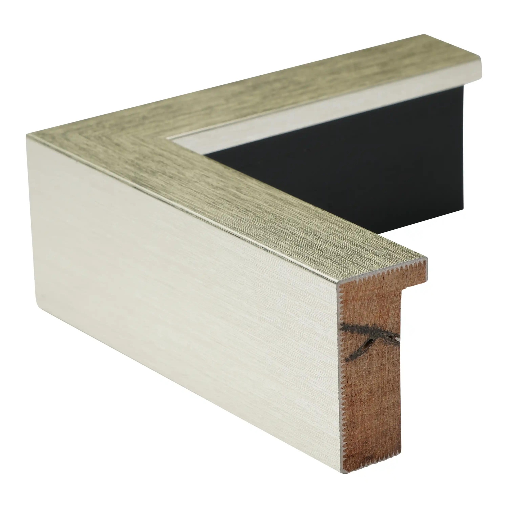 ~DISCONTINUED~ - M241-33 - 1-1/4" SILVER SHADOWBOX - KC Only