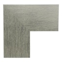 M253-33 - 3" SILVER FLAT TOP