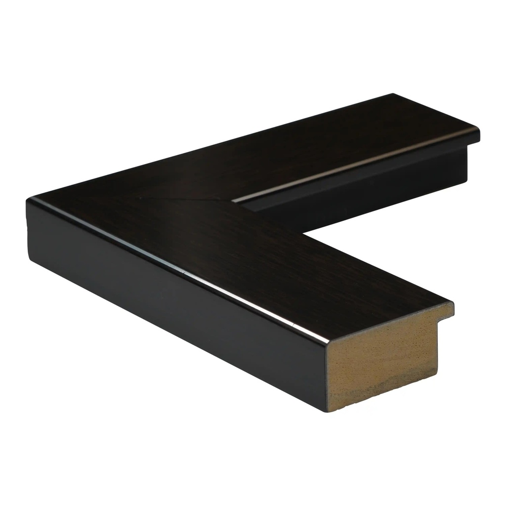 M267-28 1-7/8" CHARCOAL W/ SIL. EDG