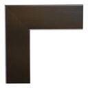 M267-28 1-7/8" CHARCOAL W/ SIL. EDG