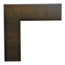 M267-38  1-7/8" DK GRAY W/SIL EDGE