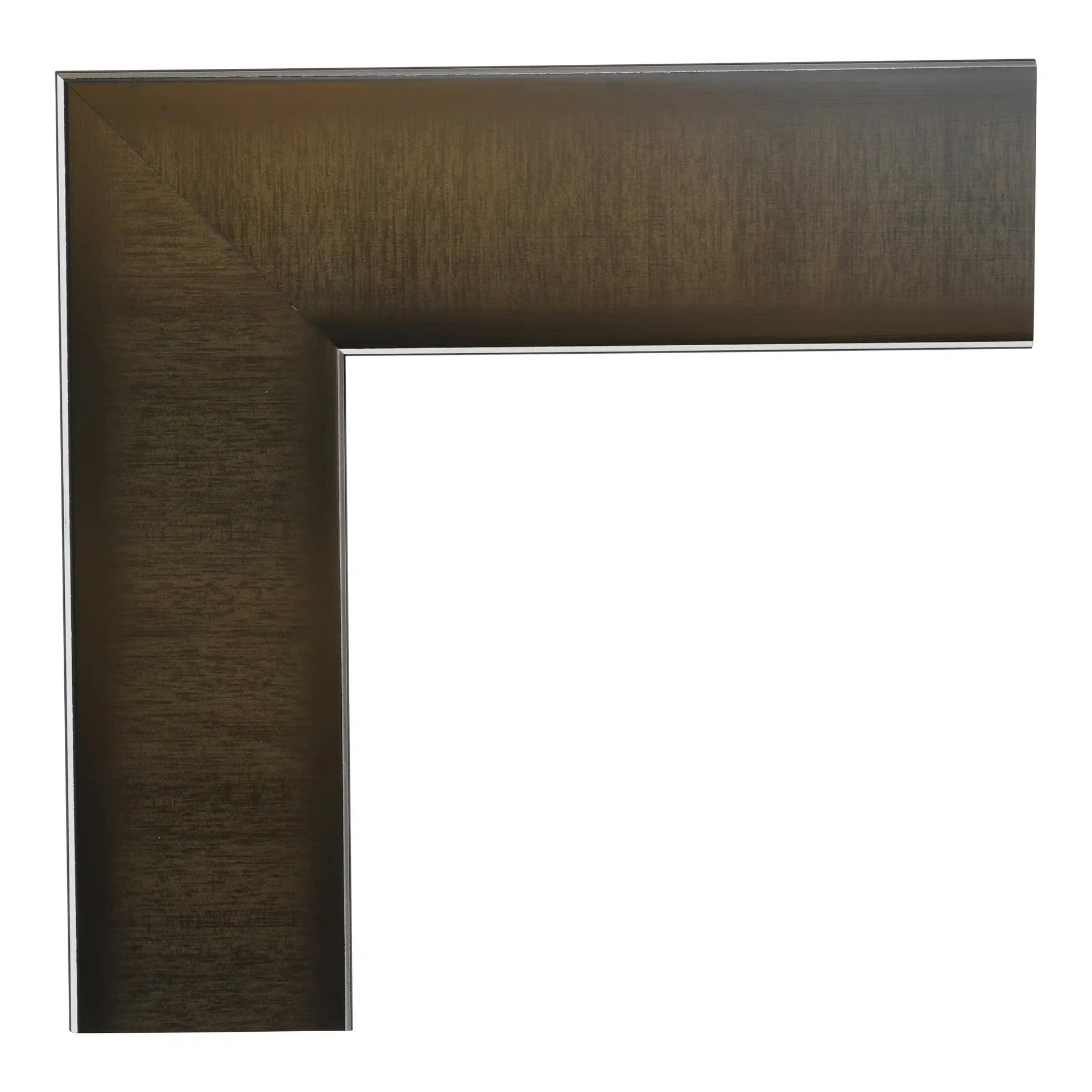 ~DISCONTINUED~ - M267-38 - 1-7/8" DARK GREY W/ SILVER EDGE - KC Only