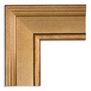 2779 - 2-3/4"  ANT.GOLD W/BRN SCR