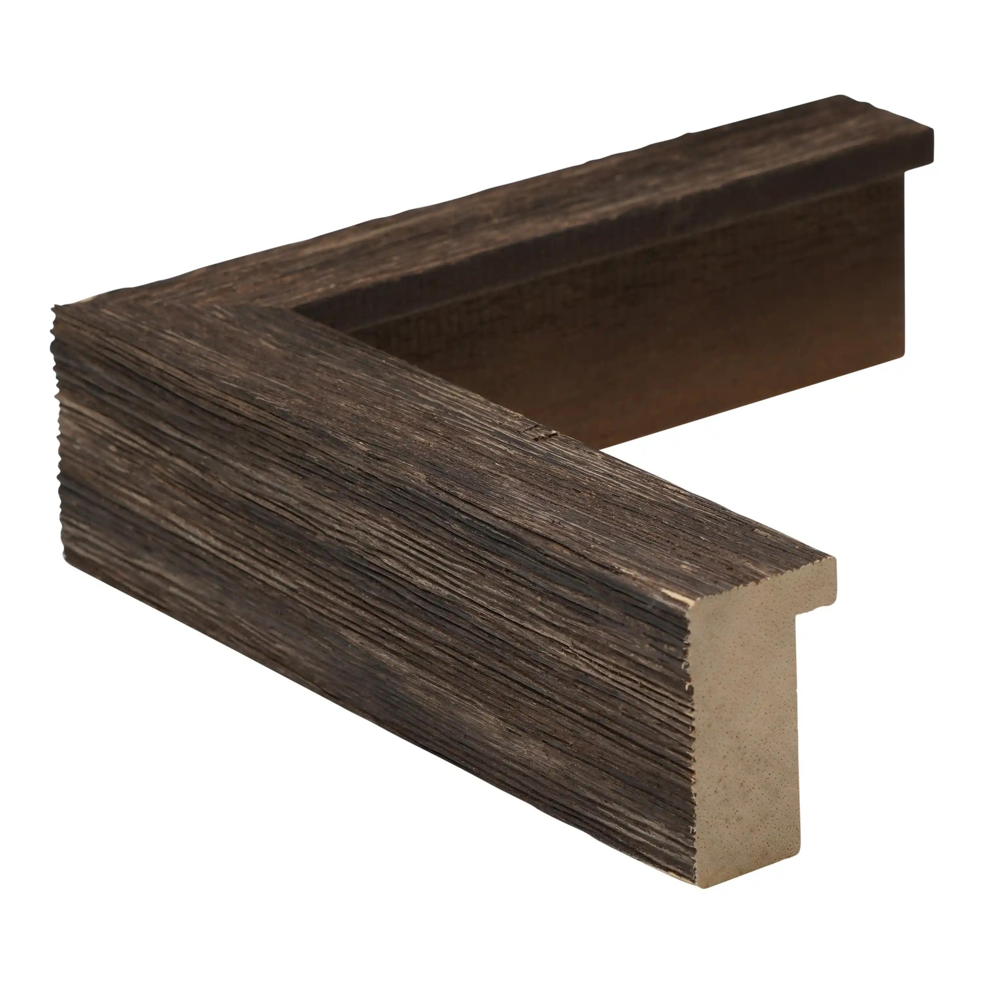 M330-125 - 1" DARK BROWN BARNWOOD SHADOWBOX