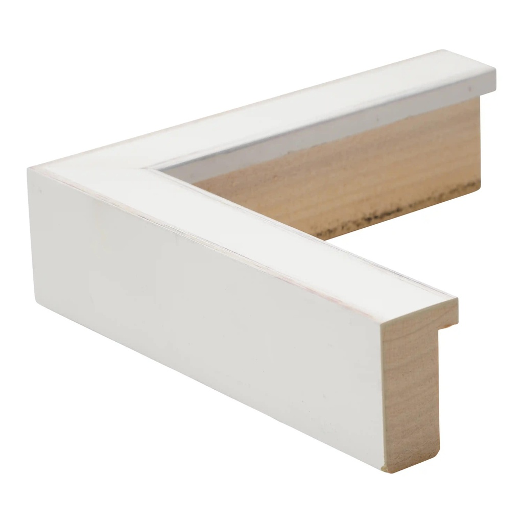 M330-12 - 1" WHT/RED LINE SHADOWBOX