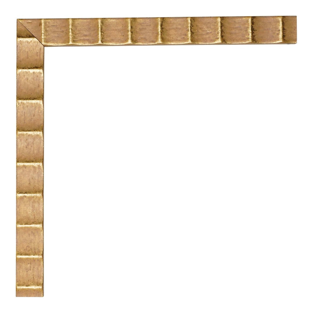 2818 - 5/8"  GOLD SCALLOP