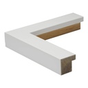 M41-22 - 1-1/4"  SATIN WHITE