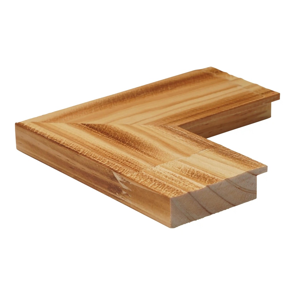 M424-12 - 2-3/4" WOODGRAIN NATURAL