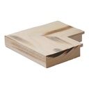 M425-22 - 4" WOODGRAIN WHITE