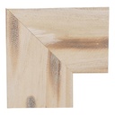 M425-22 - 4" WOODGRAIN WHITE