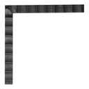 2822 - 5/8"  BLACK SCALLOP