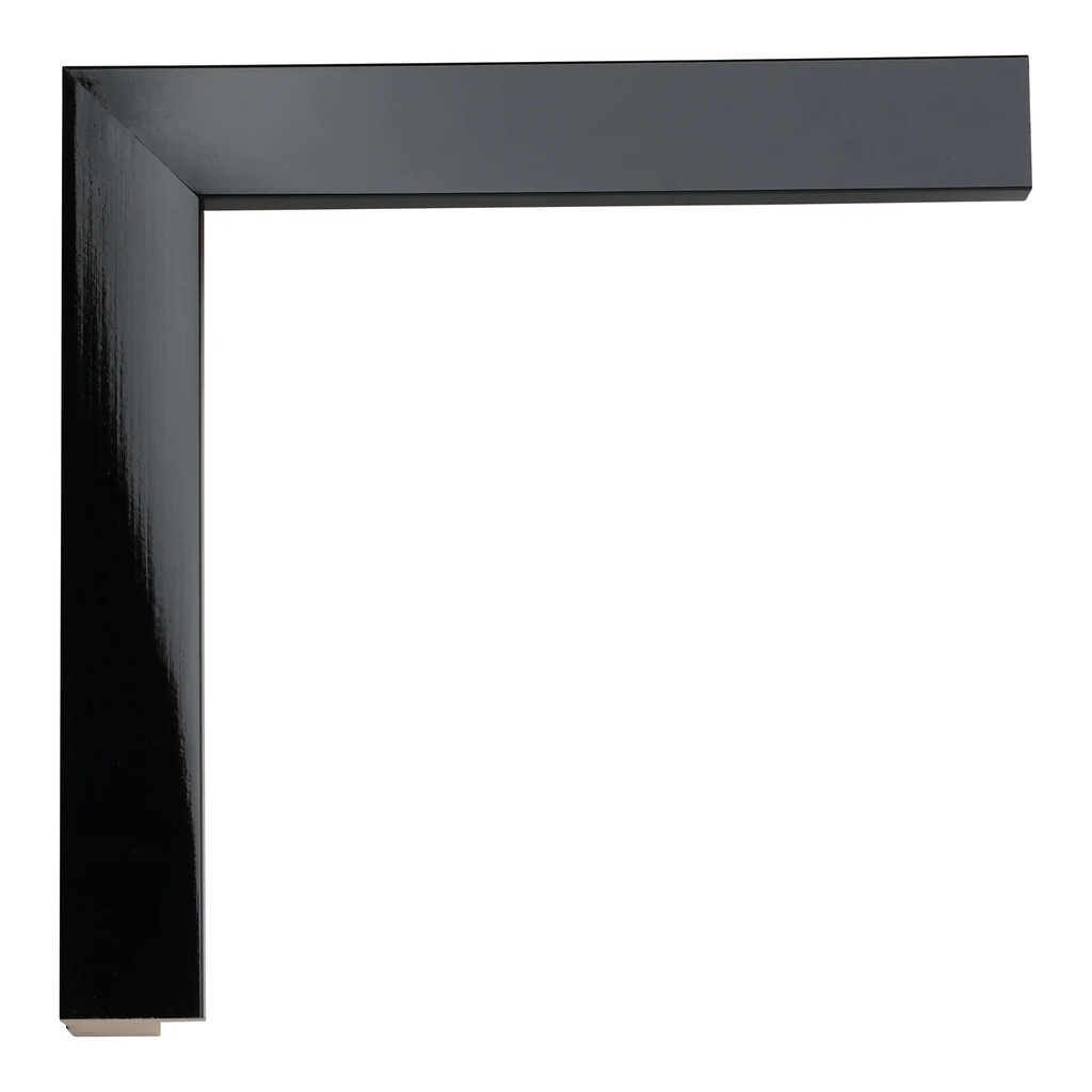 M432-09  7/8" BLACK LACQUER