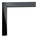 M432-09  7/8" BLACK LACQUER