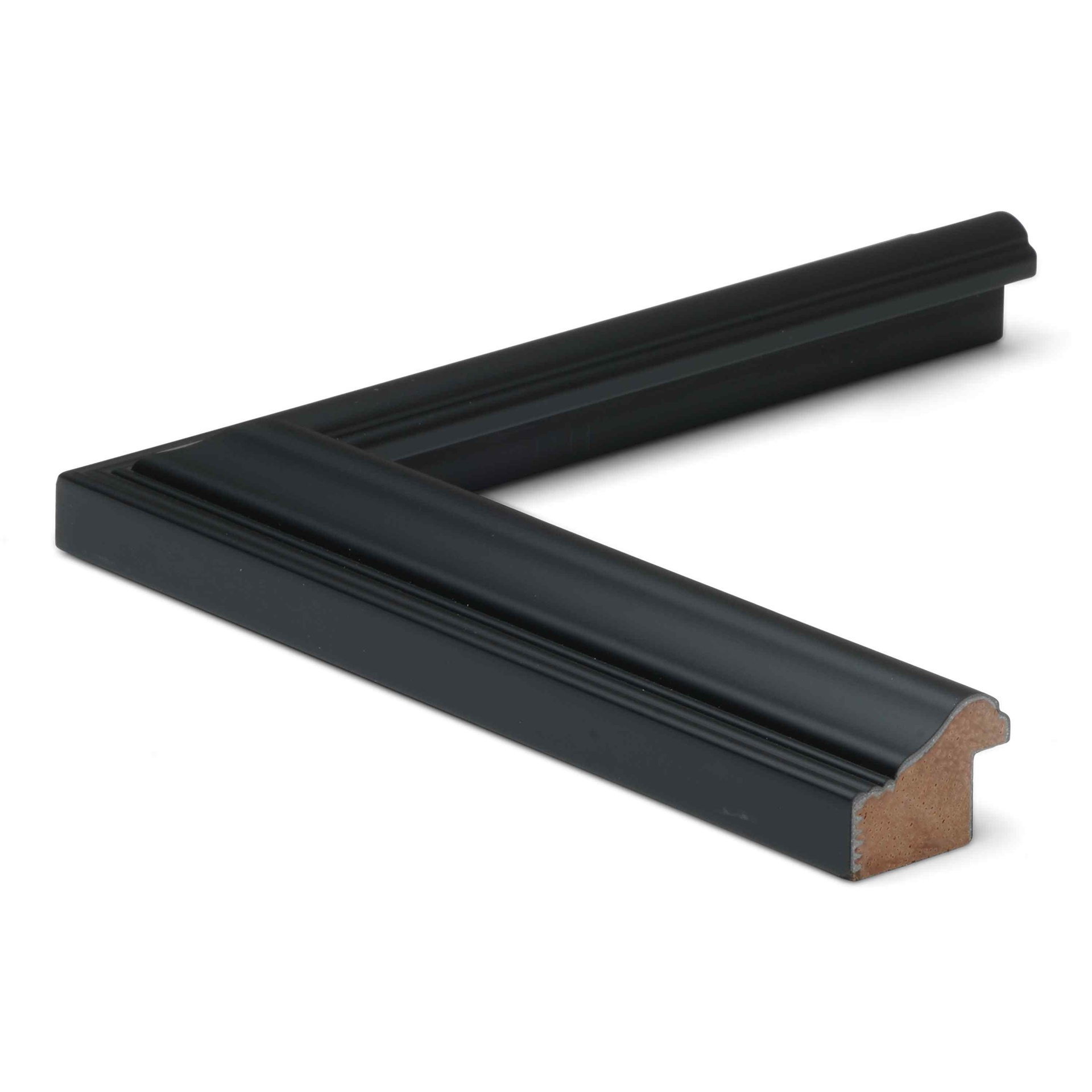 ~DISCONTINUED~ - 1618 - 1" SATIN BLACK