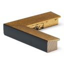 2833 - 1-1/2"  GOLD TEXTURED