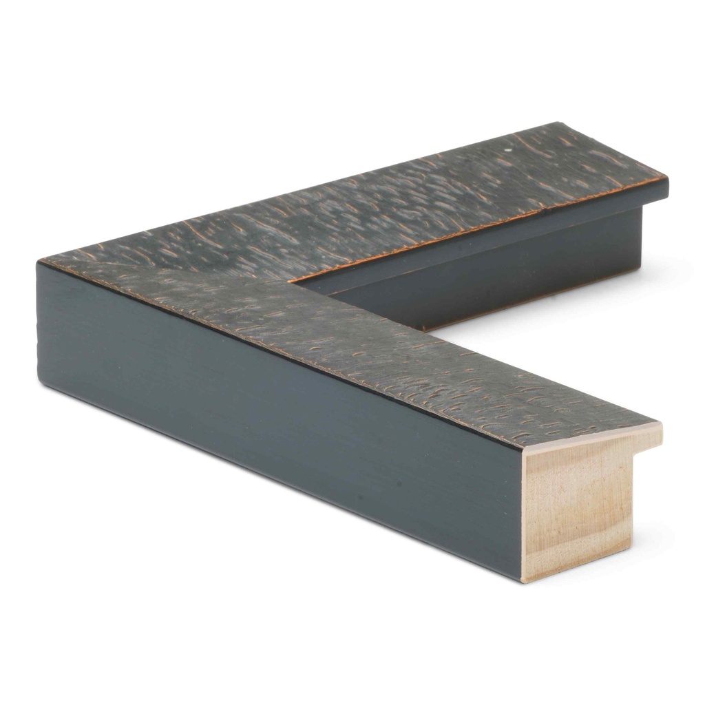 2836 - 1-1/2"  ANT. BLACK TEXTURED