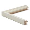 2897 - 3/4  WHITE TRADITIONAL