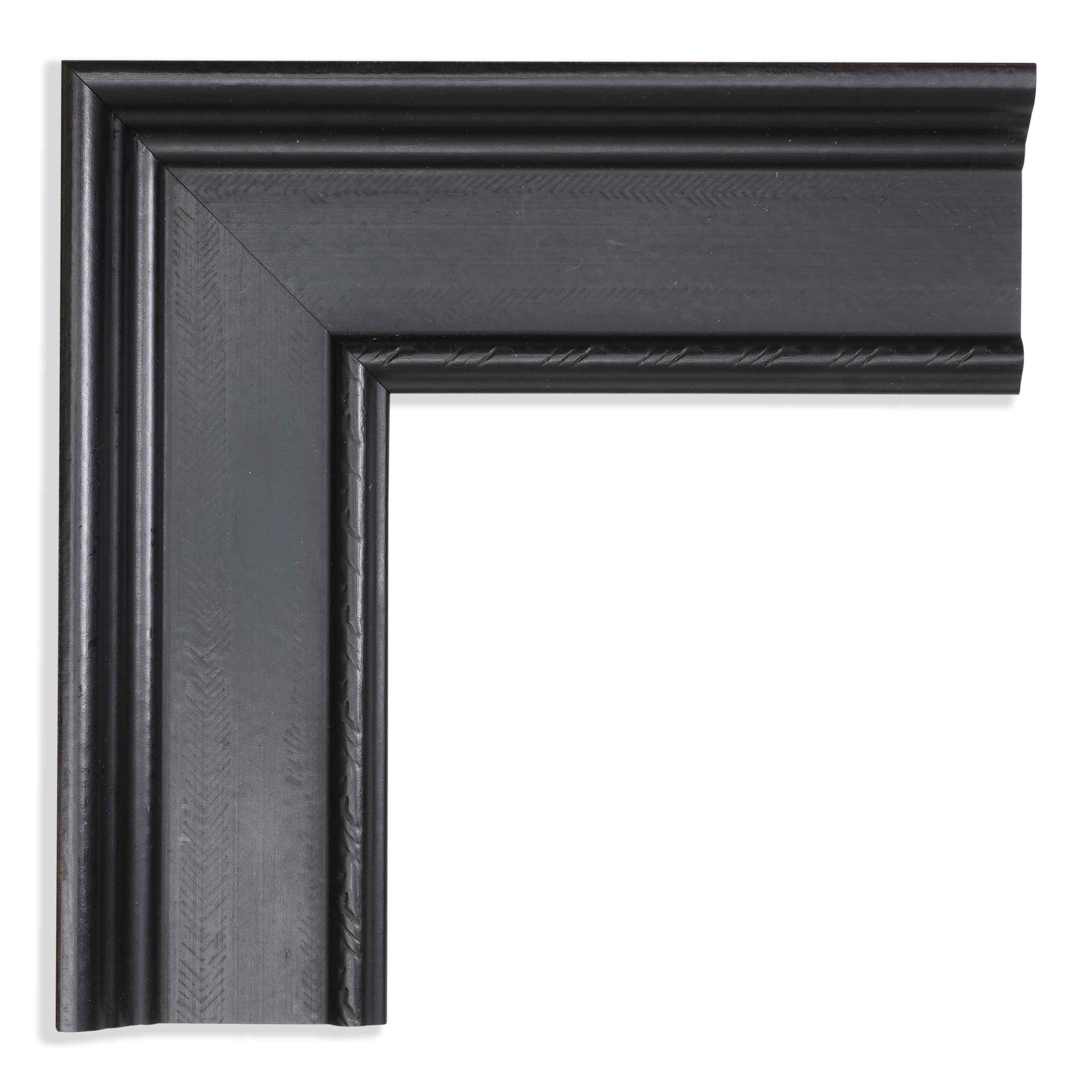 2906 - 2" BLACK TRADITIONAL