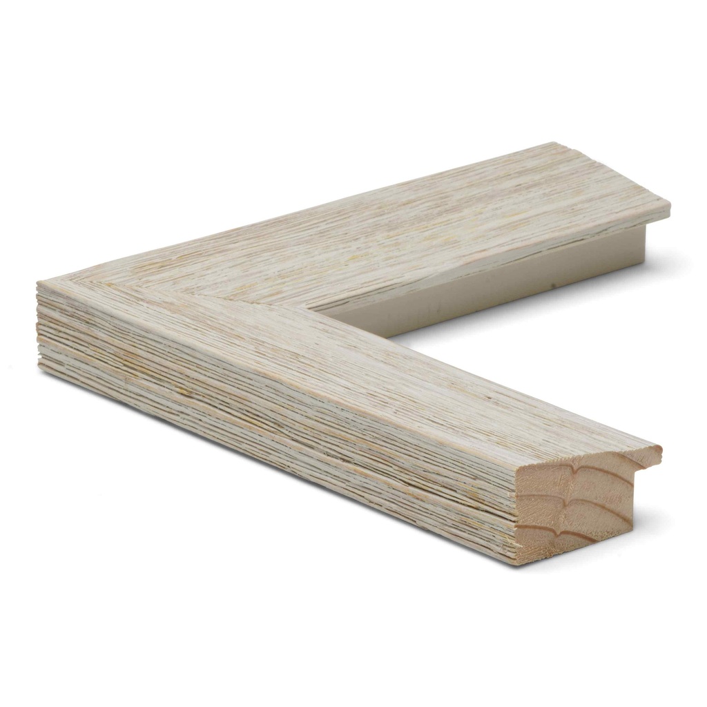 2915 - 1-5/8"  WHITE WIRE BRUSHED