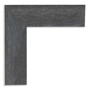 2919 - 1-5/8"  BLK WIRE BRUSHED