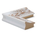 2935 - 2-1/2"  TAN DIST.WHITE WASH