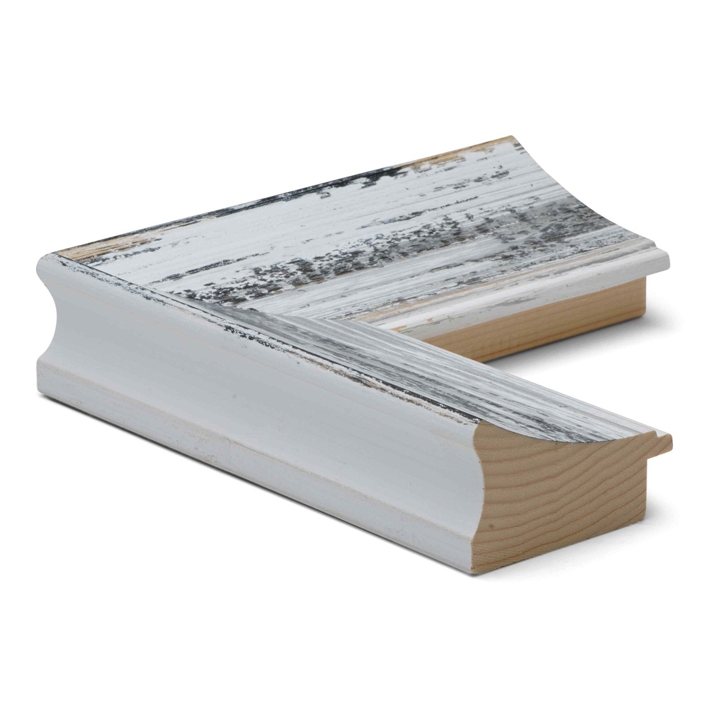 2938 - 2-1/2"  BLK DIST. WHITE WASH