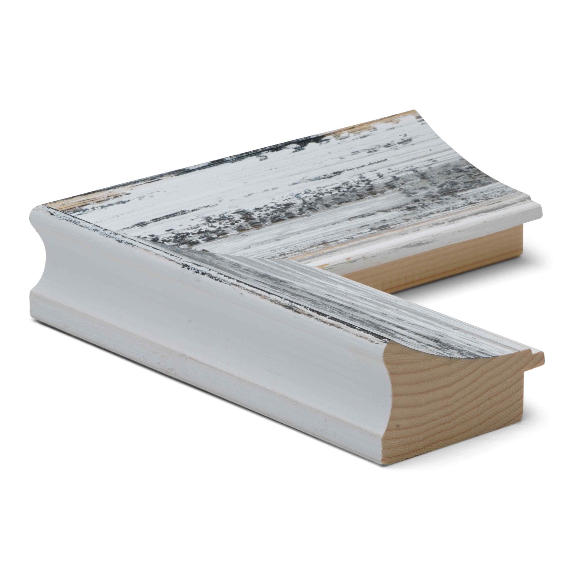 ~DISCONTINUED~ 2938 - 2-1/2"  BLK DIST. WHITE WASH