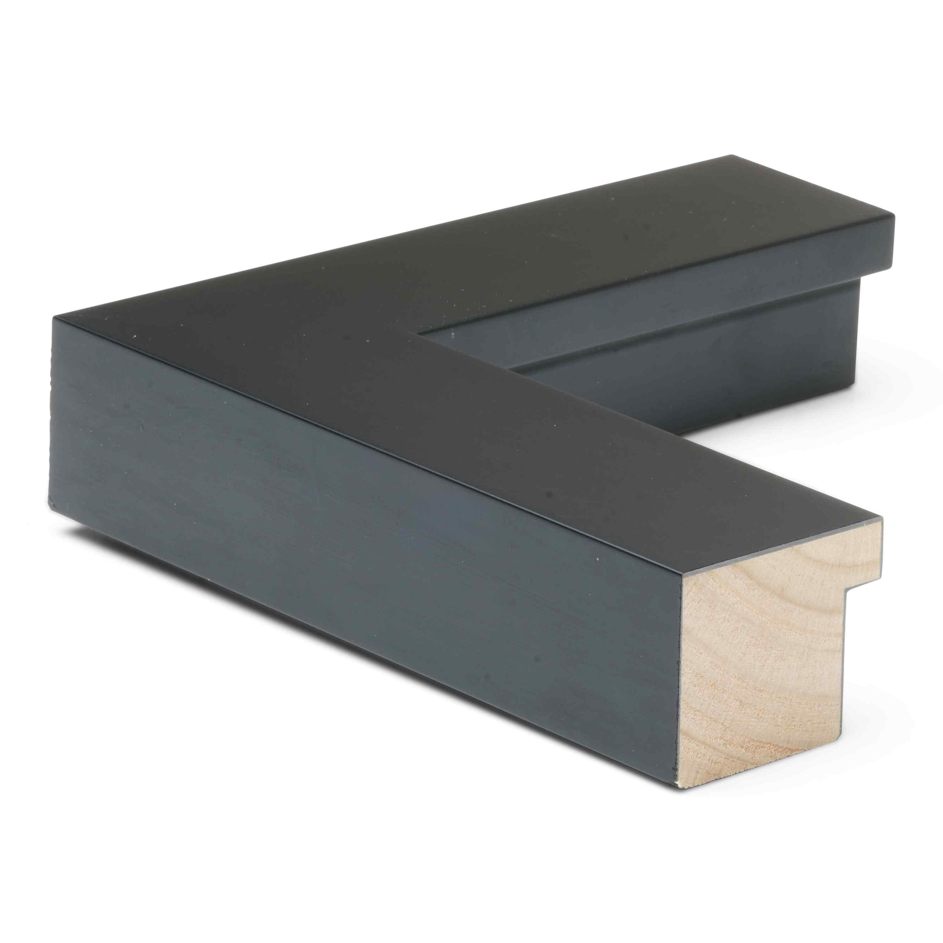 1938 - 1-1/2" BLACK SATIN