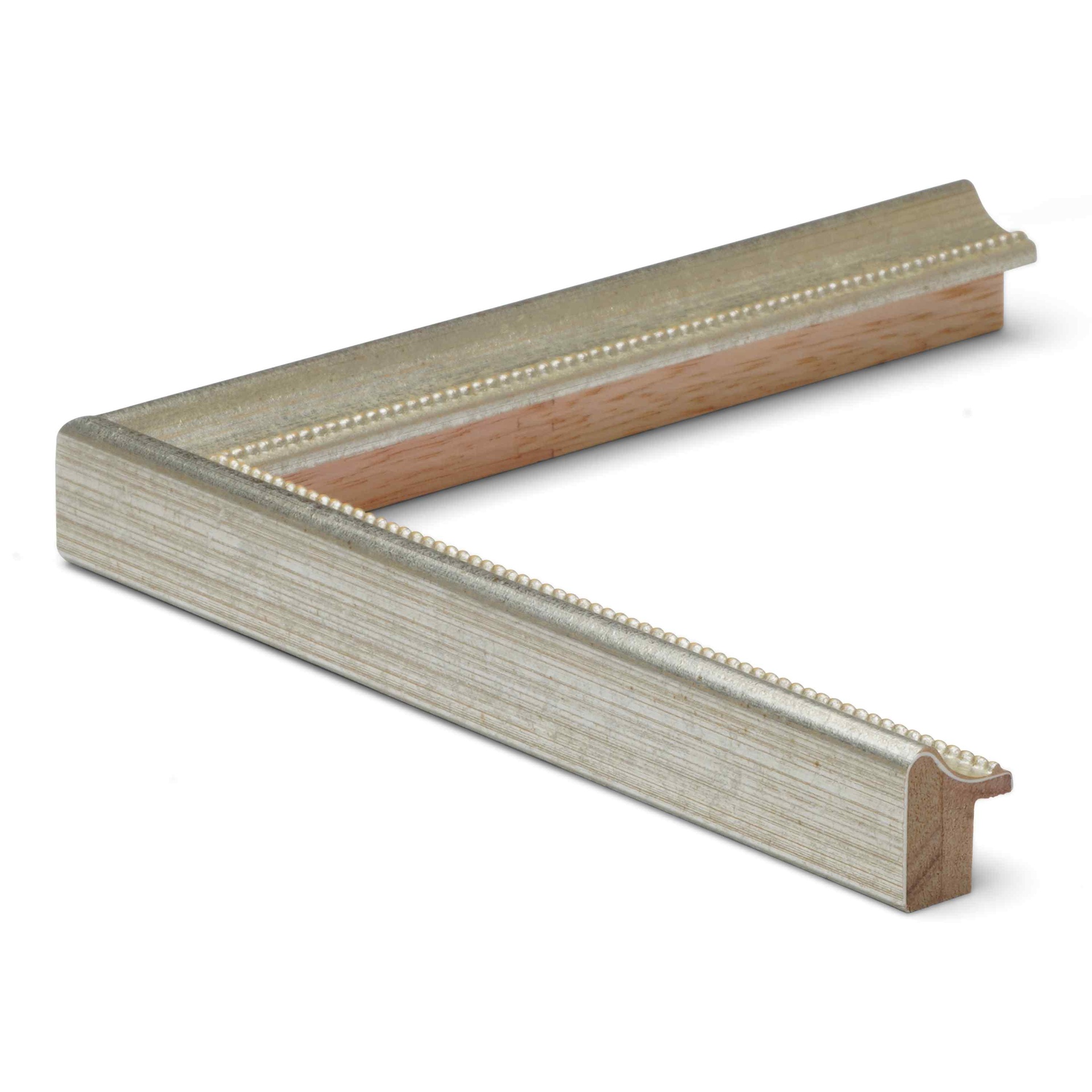 2999 - 1/2"  SILVER W/ BEAD