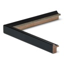 3001 - 1/2"  BLACK W/BEAD