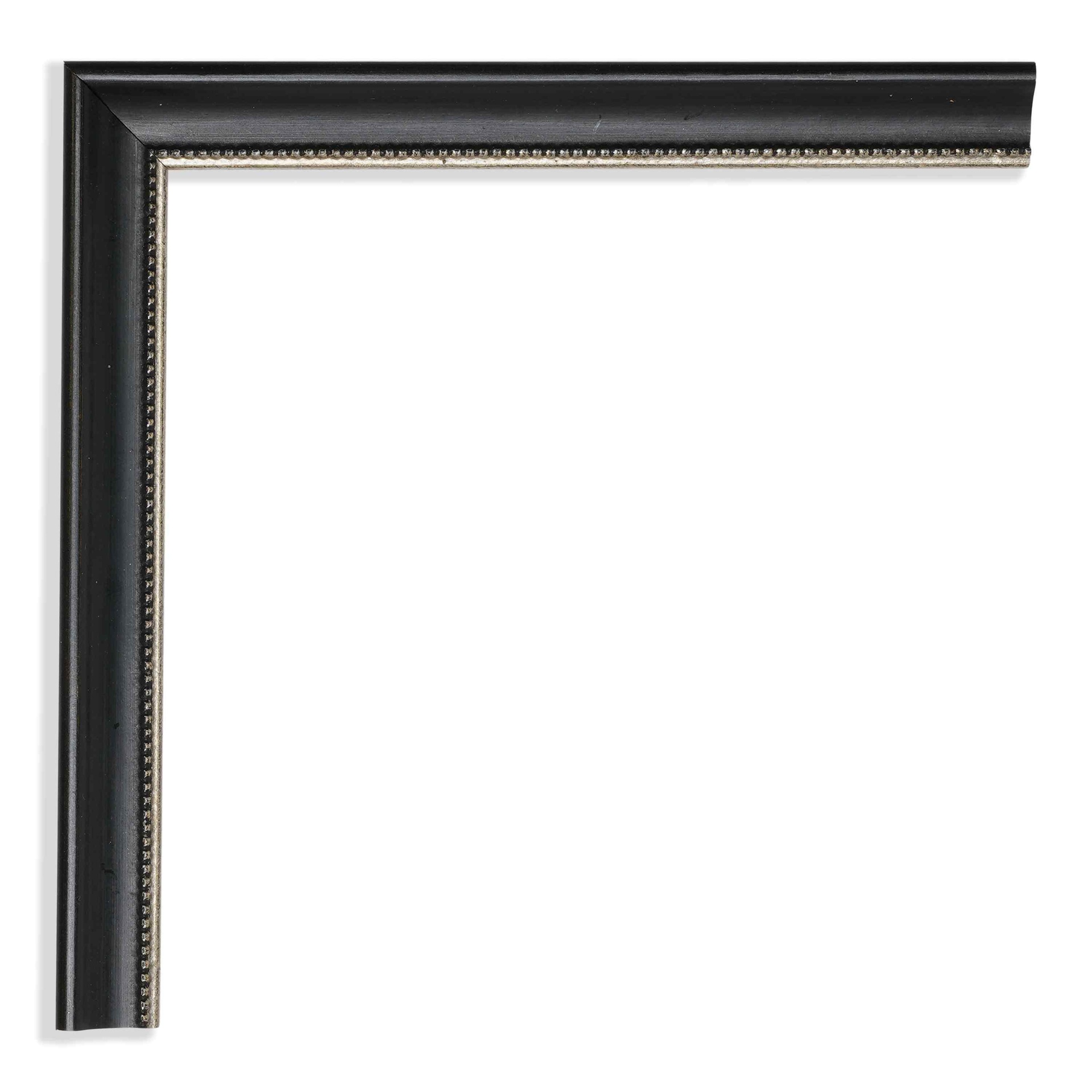 3001 - 1/2"  BLACK W/BEAD