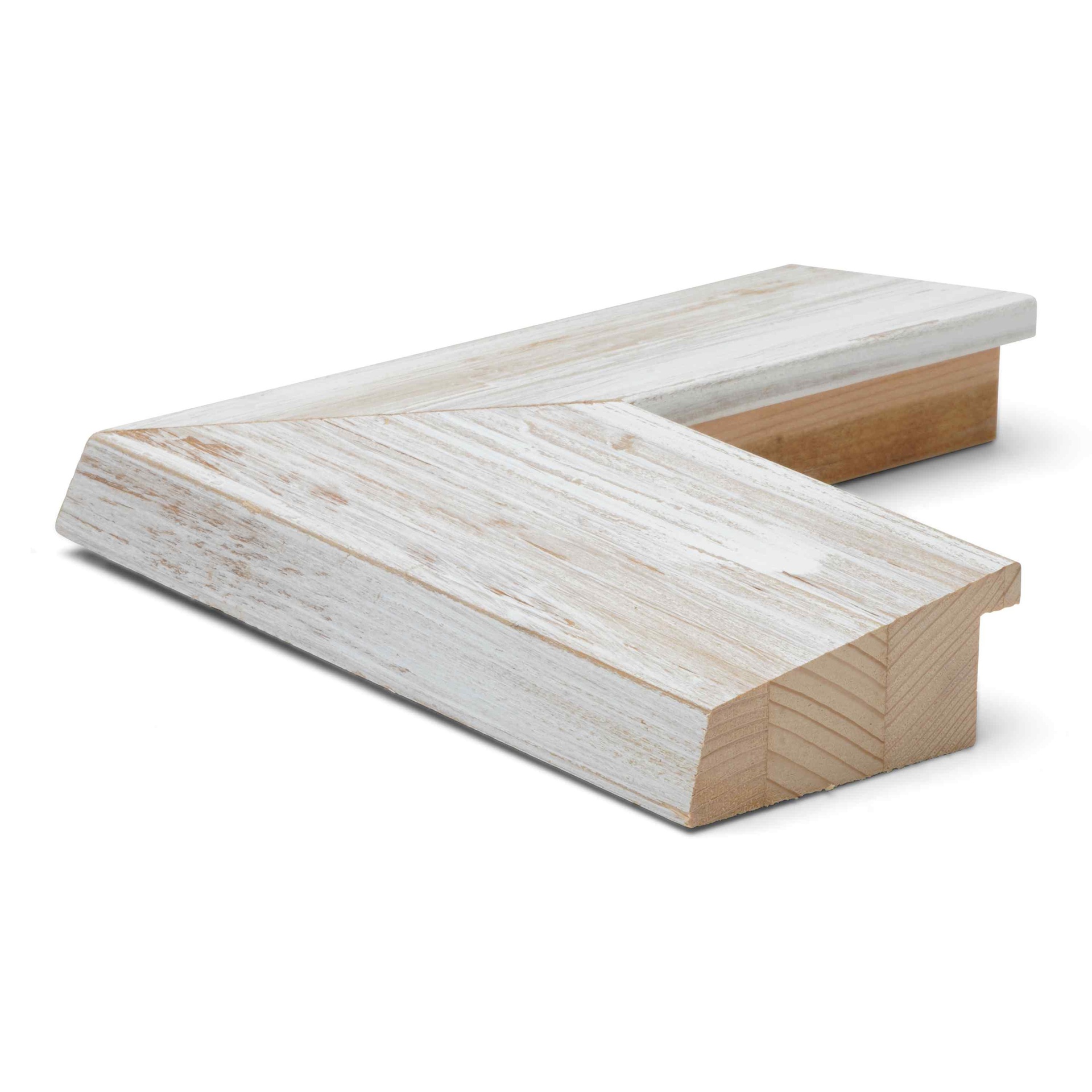 3015 - 2-1/2"  WHITE DISTRESSED