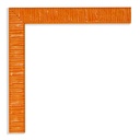 3022 - 3/4" LT.ORANGE TEXT.LACQUER