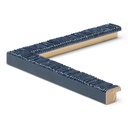 3028 - 3/4" NAVY TEXTURED LACQUER