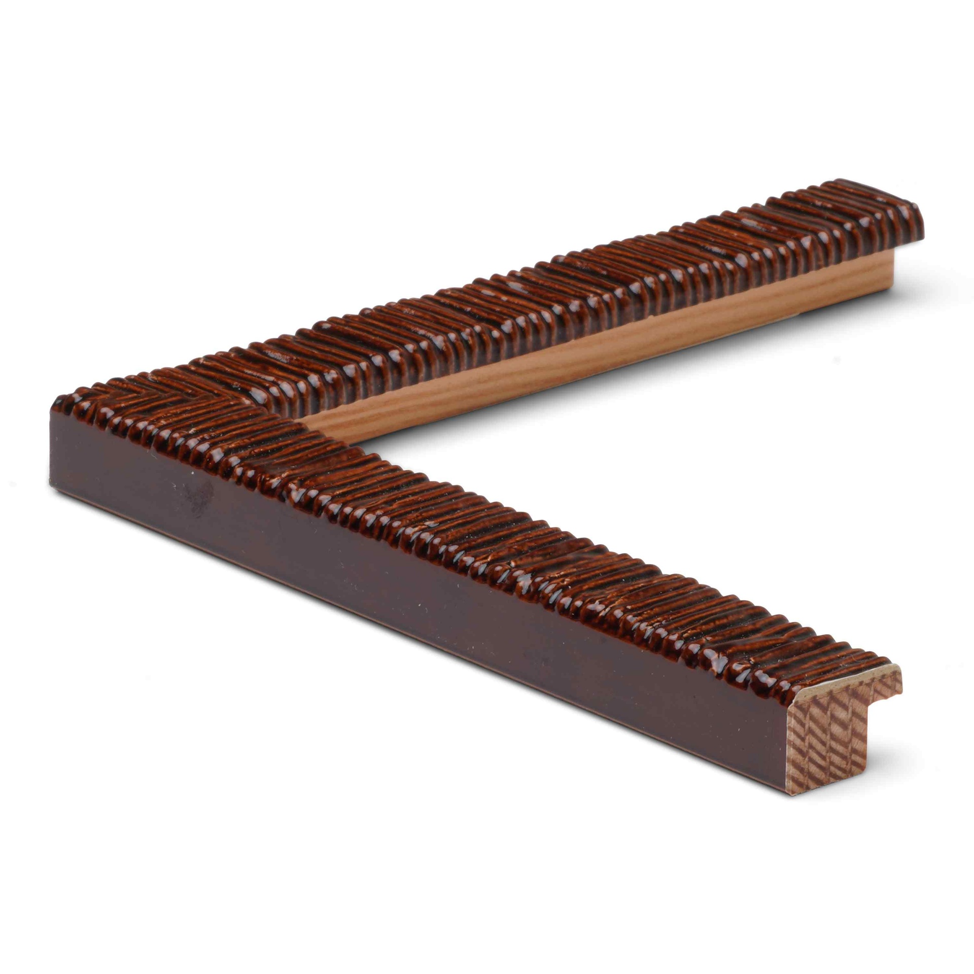 3029 - 3/4" BROWN TEXTURED LACQUER