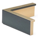 3070 - 3/4"  SILVER SHADOWBOX