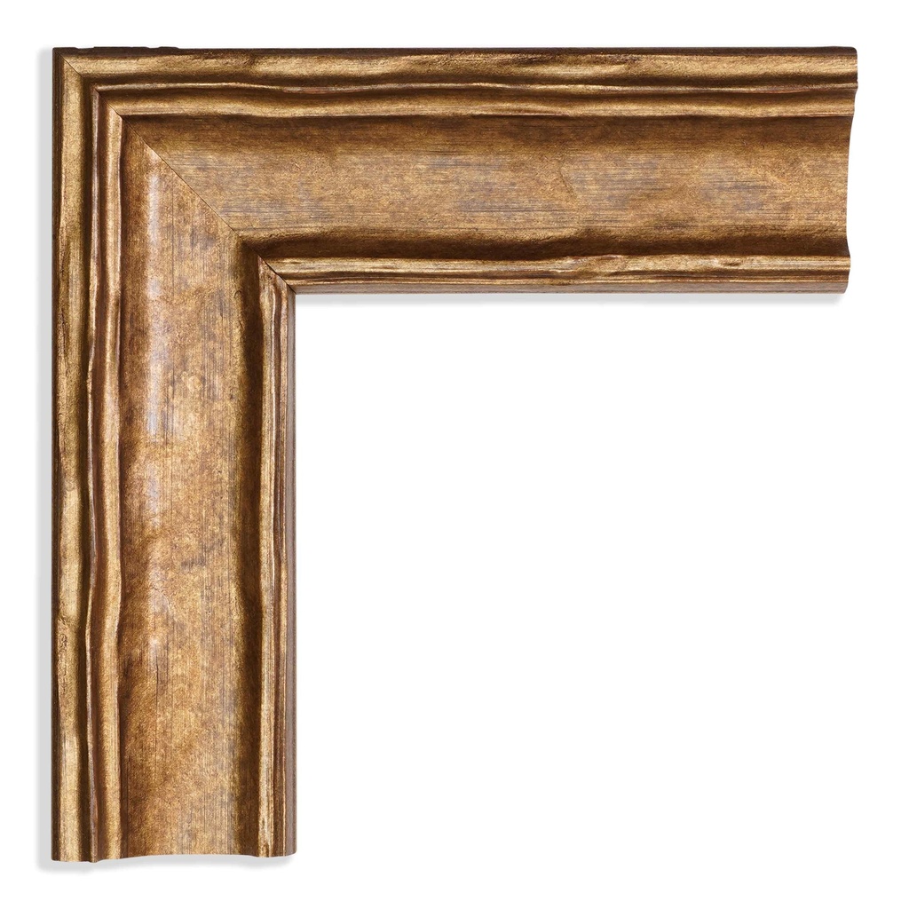 3091 - 1-3/4"  SCULPTURED GOLD