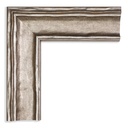 3092 - 1-3/4" SCULPTURED SILVER