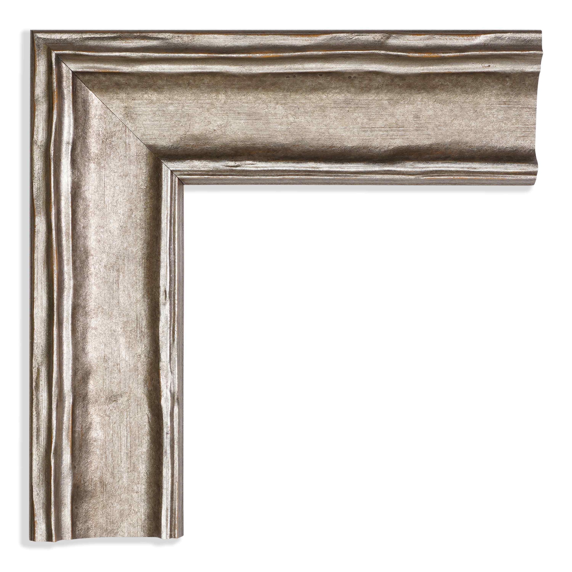 3092 - 1-3/4" SCULPTURED SILVER