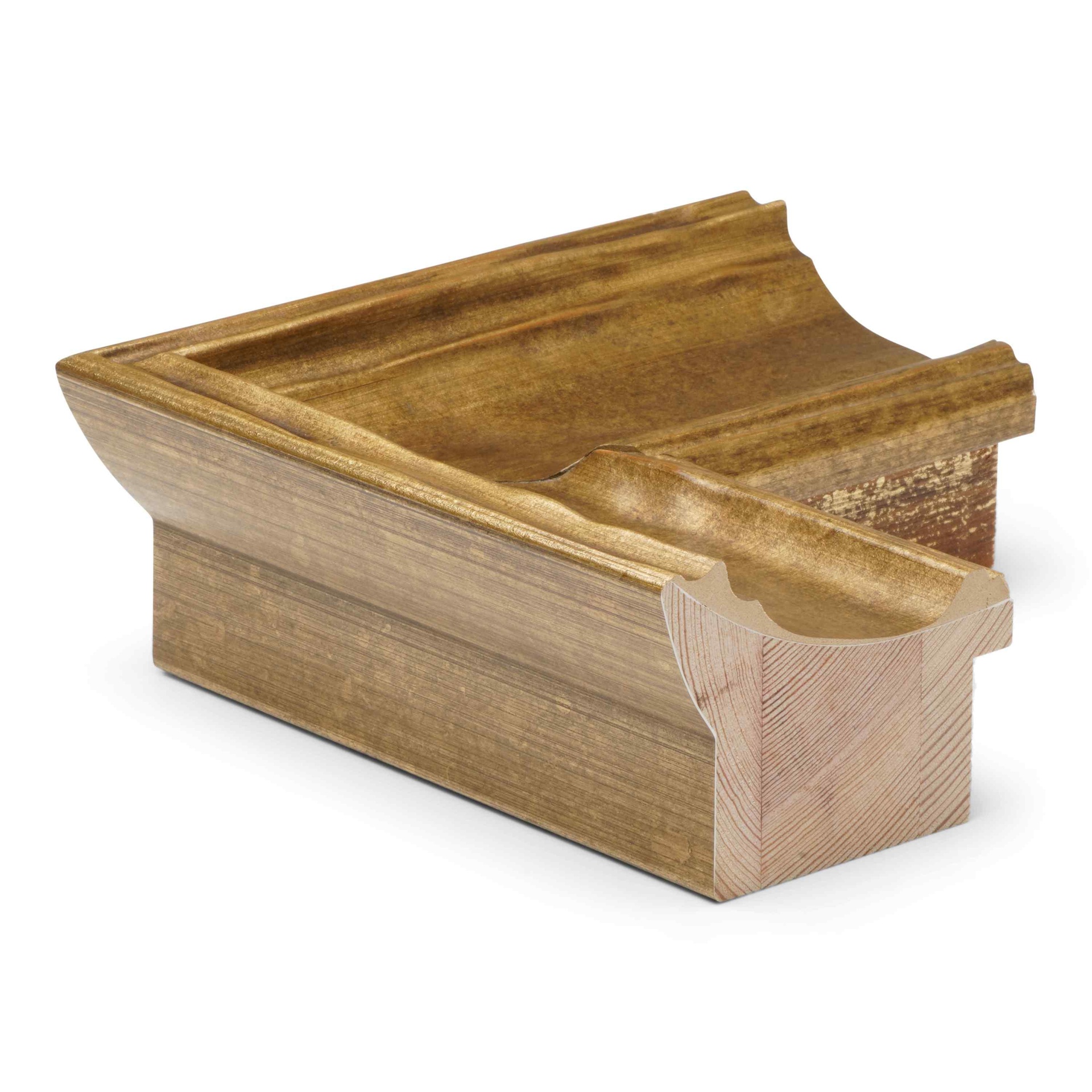 3093 - 3" SCULPTURED GOLD